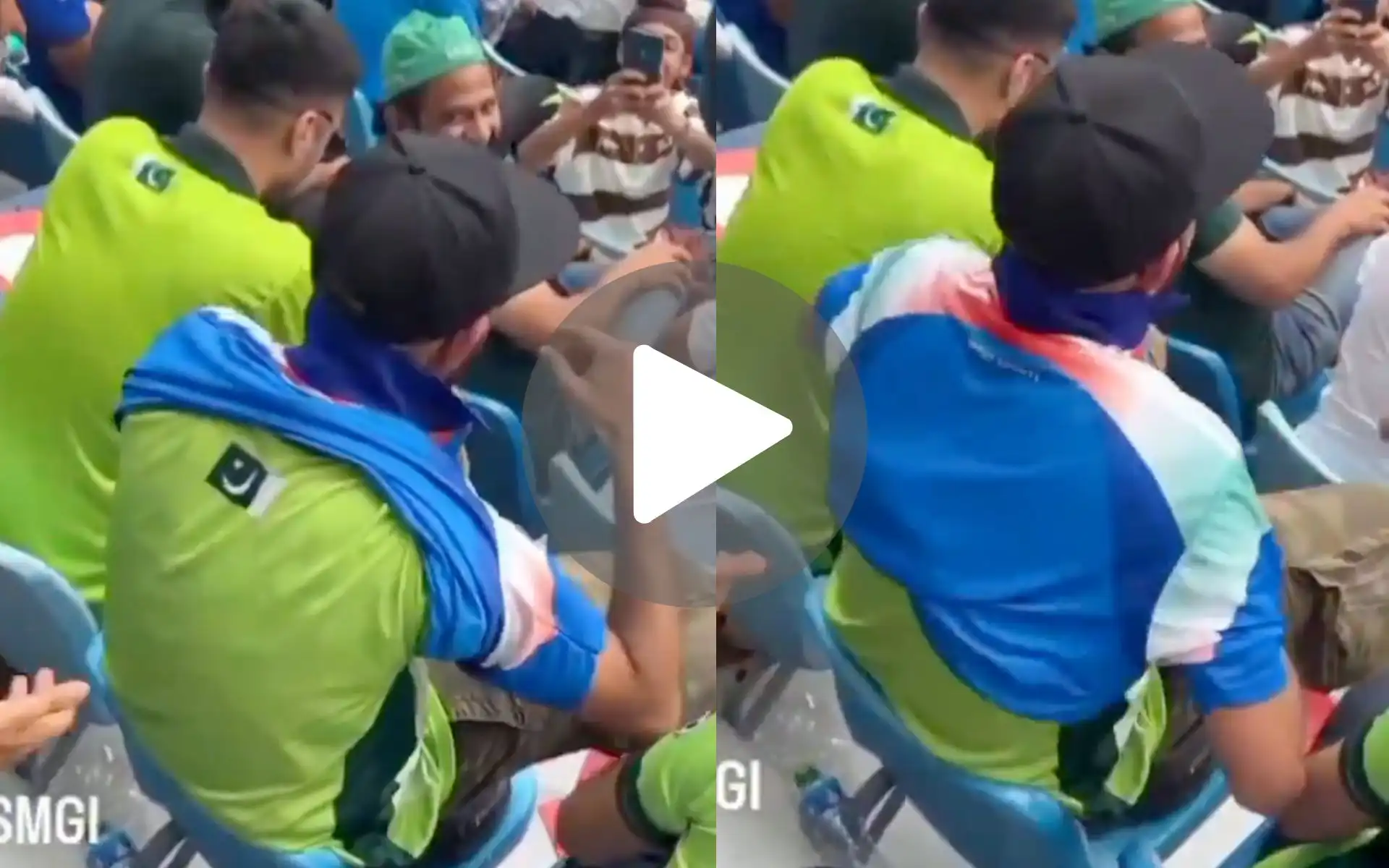 Pakistan Fan Hilariously Changes Jersey After India's Dominate Show In Dubai - Watch